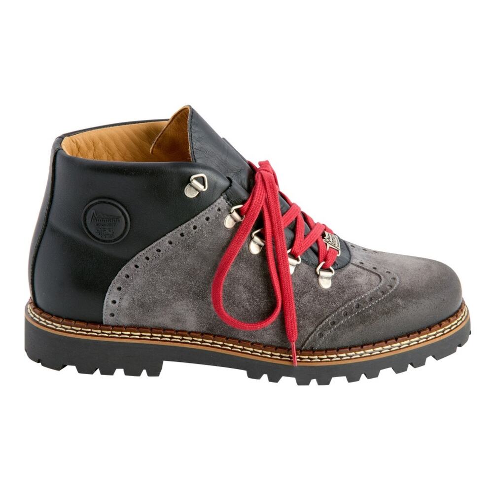 Ammann Murten Boots In Brushed Grey Suede and Black Leather Size 45 EU - Picture 14 of 14
